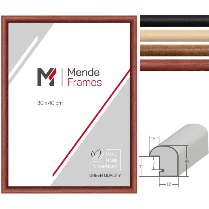 Marco de madera H004 - cristal especial y medidas especiales