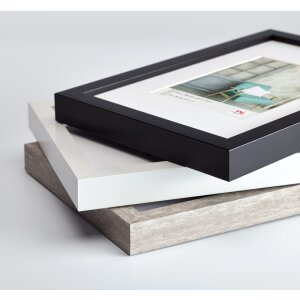 Marco de madera Stockholm gris 20x30 cm