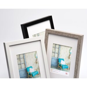 Marco de madera Stockholm gris 20x30 cm