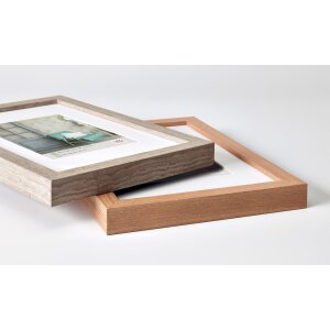 Marco de madera Stockholm gris 20x30 cm