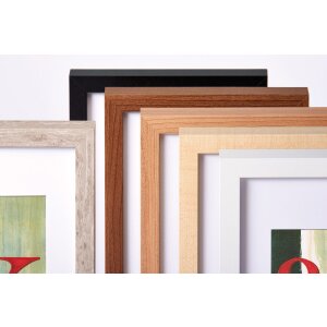 Marco de madera Stockholm gris 20x30 cm