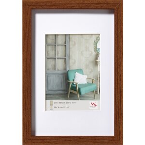 Marco de madera Walther Estocolmo nogal 30x45 cm con...
