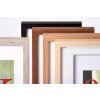 Marco de madera Walther Estocolmo negro 30x30 cm con Passepartout 18x18 cm