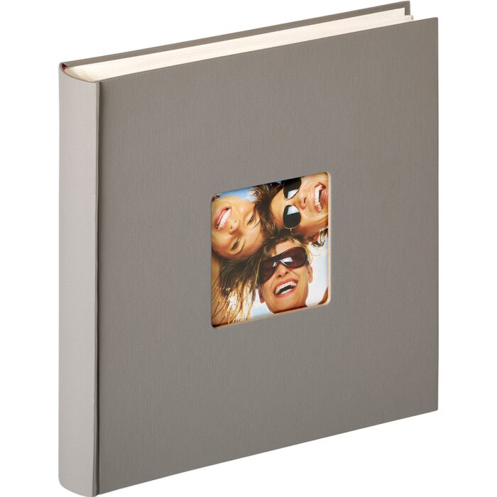 Walther Álbum Jumbo Fun gris 30x30 cm 100 páginas blancas