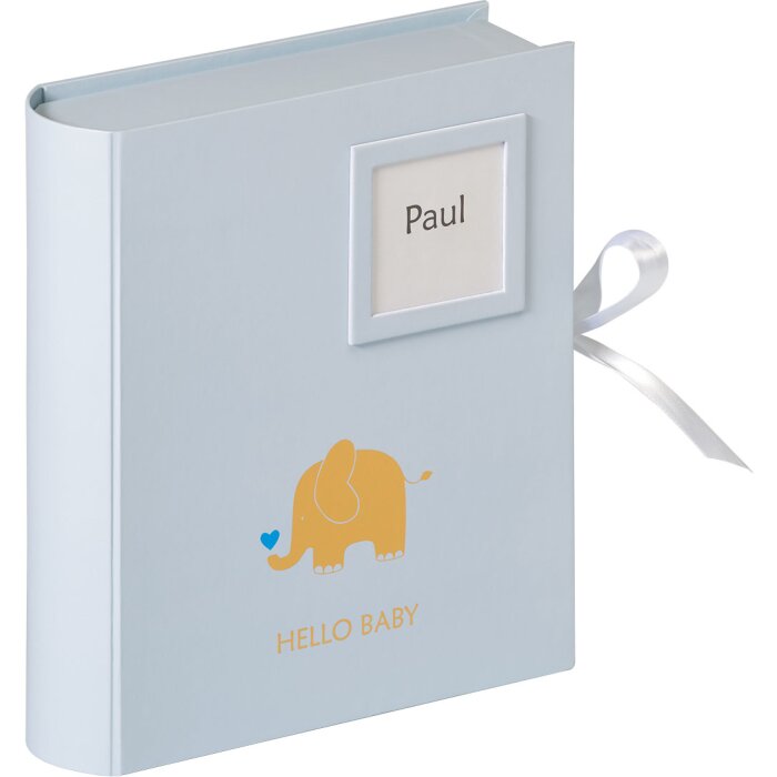 Walther Baby Box Baby Animal azul 27x24,5x7 cm