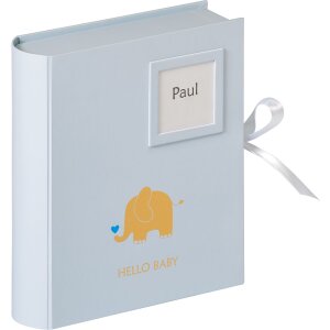 Walther Baby Box Baby Animal azul 27x24,5x7 cm