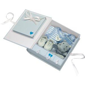 Walther Baby Box Baby Animal azul 27x24,5x7 cm