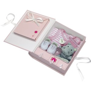 Walther Baby Box Baby Animal rosa 27x24,5x7 cm