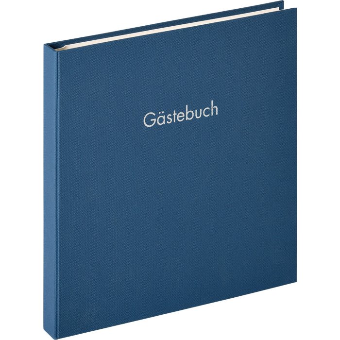 Walther Libro de visitas espiral Fun azul 26x25 cm 50 páginas blancas