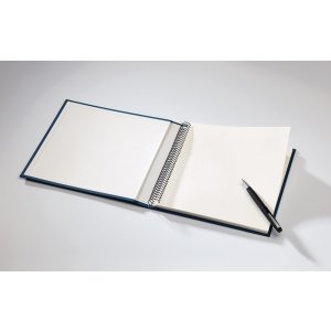 Walther Libro de visitas espiral Fun azul 26x25 cm 50 páginas blancas