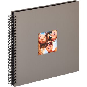 Walther Álbum espiral Fun gris 30x30 cm 50...