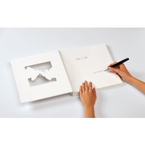 Walther Álbum de boda Farfalla 28x30,5 cm 50 páginas blancas