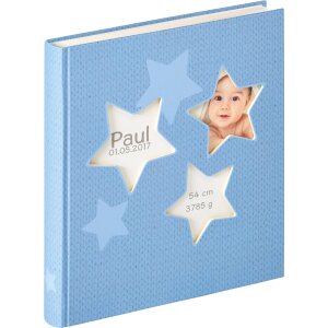 Walther Baby Album Estrella azul 28x30,5 cm 50...