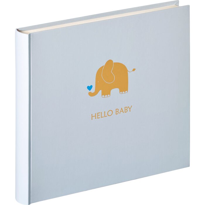 Álbum Walther Baby Animal azul 28x25 cm 50 páginas blancas