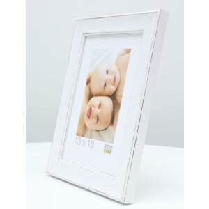 Marco de madera S45YF 30x30 cm blanco