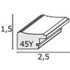 Marco de madera S45YF 30x30 cm blanco