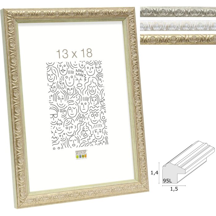 Marco ornamental S95L 9x13 cm a 30x40 cm