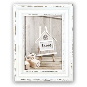 ZEP Marco de madera Rivoli 10x15 cm blanco