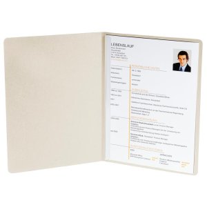 Carpeta de solicitud 2 piezas lino manila 30 hojas
