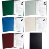 Carpeta de solicitud 2 piezas lino manila 30 hojas