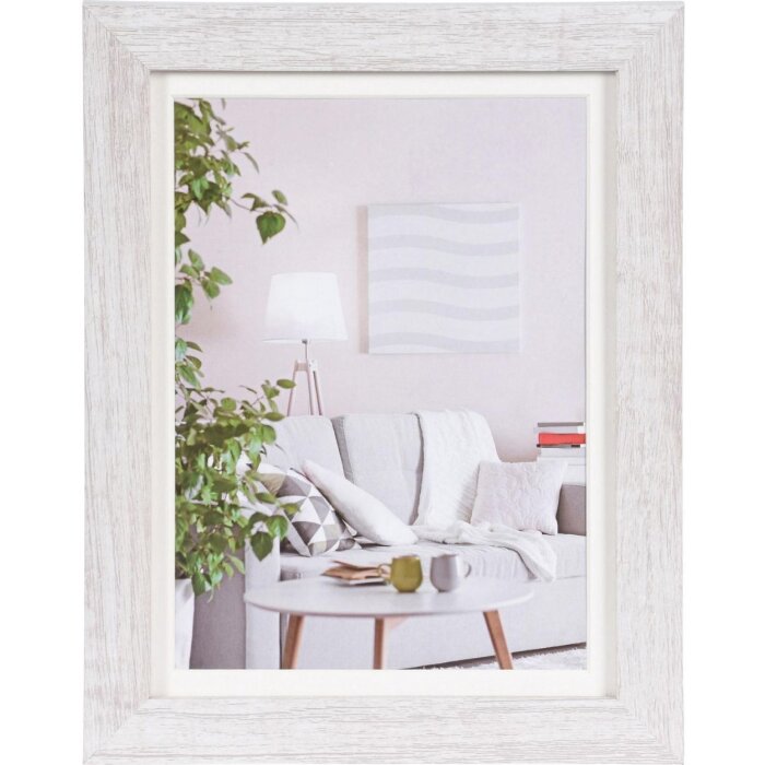 Henzo Marco Moderno 15x20 cm blanco con passepartout 10x15 cm