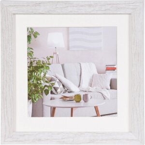Henzo Marco Moderno 20x20 cm blanco con passepartout...