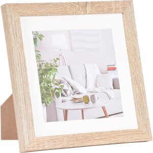 Henzo Marco Moderno 20x20 cm marrón medio con passepartout 13x13 cm