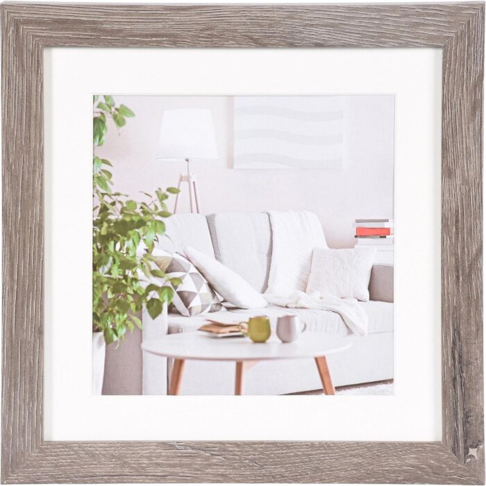 Marco moderno 20x20 cm gris oscuro