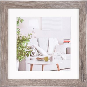 Marco moderno 20x20 cm gris oscuro