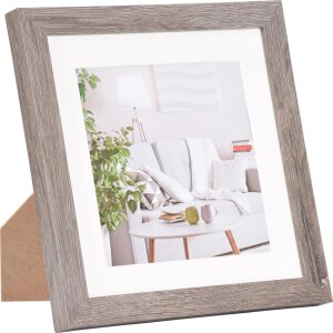Marco moderno 20x20 cm gris oscuro