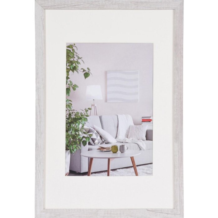 Marco Henzo Modern 30x45 cm blanco con passepartout 20x30 cm