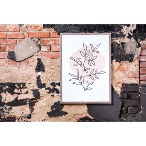 Henzo Marco Moderno 40x50 cm gris oscuro con passepartout 30x40 cm