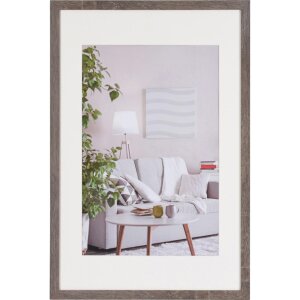 Henzo Marco Moderno 40x60 cm gris oscuro con passepartout...