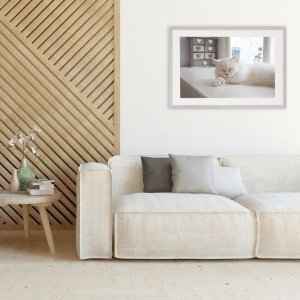 Marco moderno 50x70 cm blanco