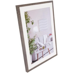 Henzo Marco Moderno 50x70 cm gris oscuro con passepartout 40x60 cm
