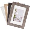 Henzo Marco Moderno 50x70 cm gris oscuro con passepartout 40x60 cm
