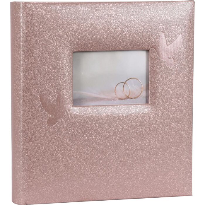 Henzo Álbum de boda Perla rosa 28x30,5 cm 60 páginas blancas