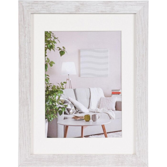 Marco Henzo Modern 18x24 cm blanco con passepartout 13x18 cm