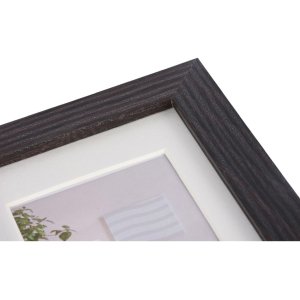 Marco moderno 20x20 cm marrón oscuro