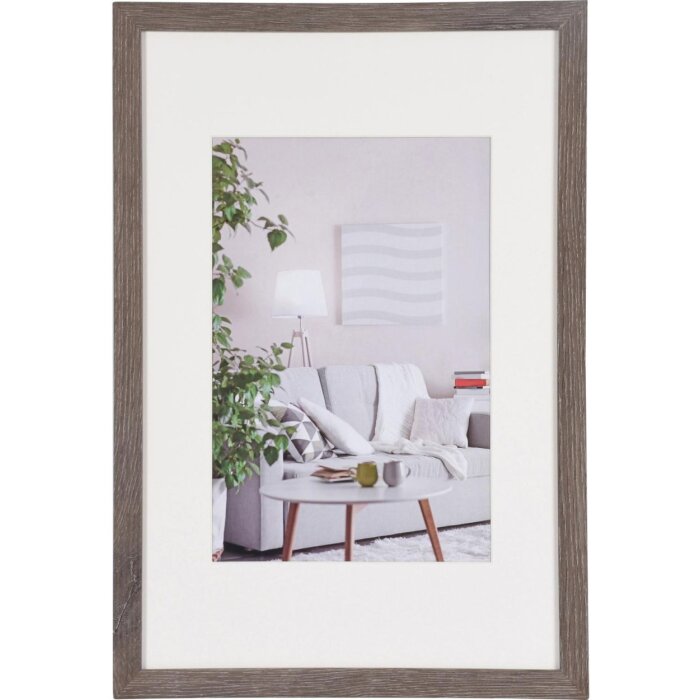 Marco moderno 30x45 cm gris oscuro
