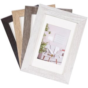 Henzo Marco Moderno 50x60 cm blanco con passepartout 40x50 cm