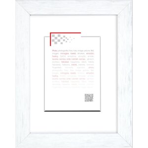 Marco de madera Karma 13x18 cm blanco