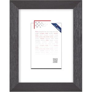 Marco de madera Karma 10x15 cm negro