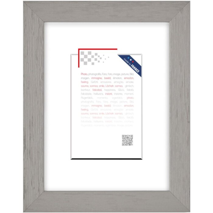 Marco de madera Karma 20x30 cm Gris
