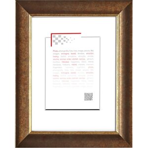 Marco de madera Hades 10x15 cm oro