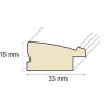 Marco de madera Hades 10x15 cm oro