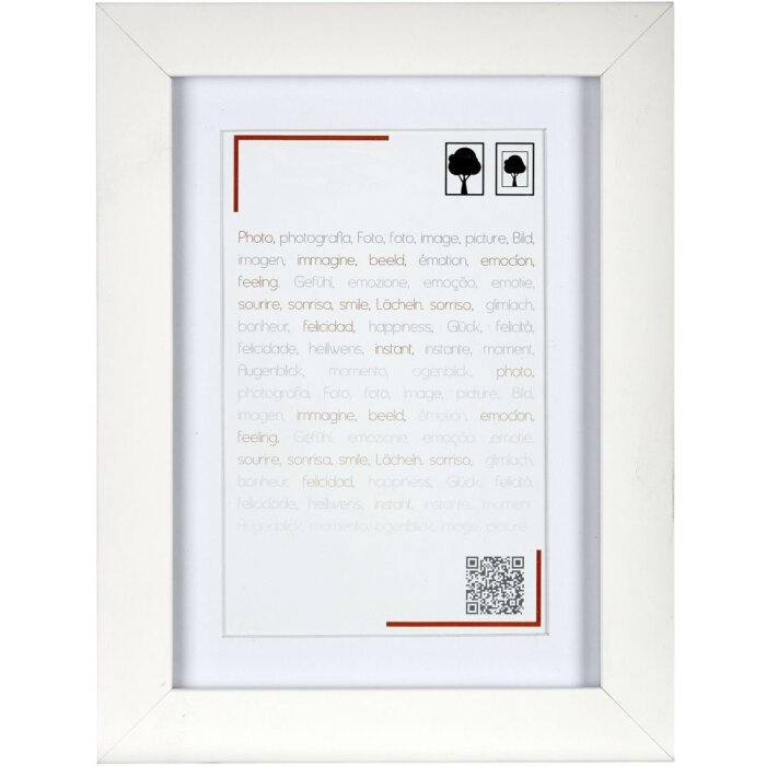 Ceanothe Marco de madera Smart 18x24 cm blanco