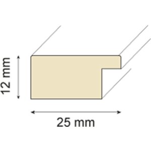 Marco de madera MAT 10x15 cm blanco