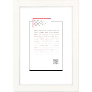 Ceanothe Marco de madera Río 24x30 cm blanco