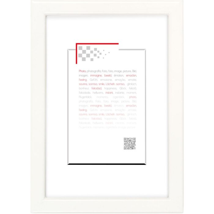 Ceanothe Marco de madera Río 30x40 cm blanco